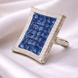 Princess-Cut Statement Ring