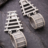 Belle Edge Oxidised Earring