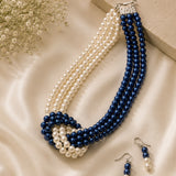 Blue & White Pearl Set