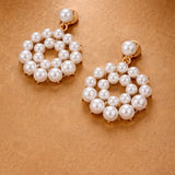 Minimalist Pearl Drop Earrings