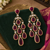 Gemstone Tiered Earrings