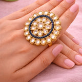 Vintage Tone Gemstone Ring