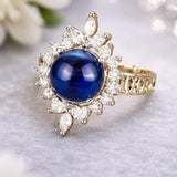 Floral Gemstone Ring