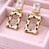 Gold Plated Short Earring