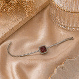 Kundan Rhodium Bracelet