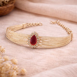 Elegant Pearl Chain Bracelet