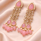 Pink Handcrafted Pearl Earring