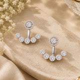 Crystal Ear Jacket Earrings