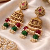 South Indian Gold Plated Jhumki