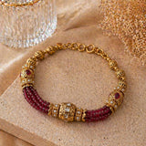 Gold-Toned Beaded Bracelet