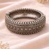 Antique Oxidized Silver Kada