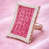 Princess-Cut Statement Ring
