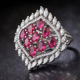 Cluster Cocktail Ring