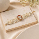 Layered Multi-Strand Bracelet
