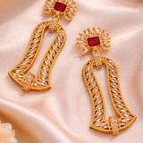 Gold-Tone Statement Earrings
