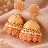 Gold-Tone Jhumka Earrings