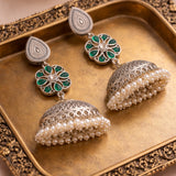 HandCrafted Long Oxidised Jhumki