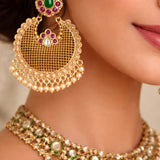 Meenakari Gold Plated Earring