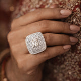Luxury Diamond Cocktail Ring