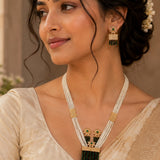 Kundan & Pearl Necklace Set