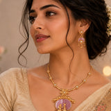 Gold Plated Antique Choker Set
