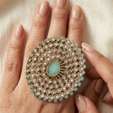 Vintage-Style Circular Ring