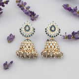 Floral Jhumka Earrings