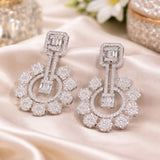 Classic Rhodium Plated Earring