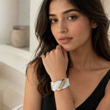 Gold-Plated Cuff Bracelet