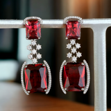 long stud earrings