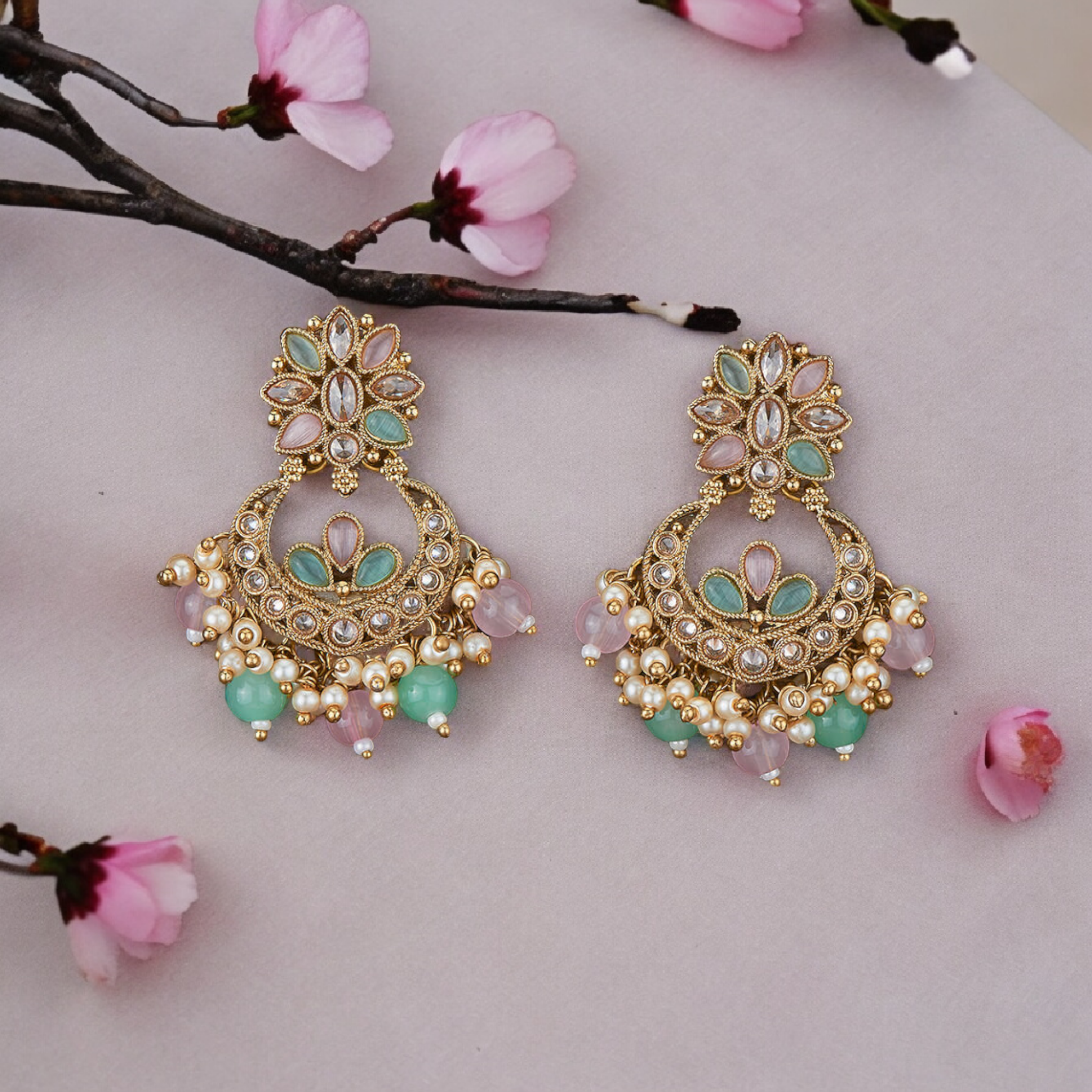 kundan earrings