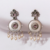 Silver Pearl Earring