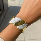 Gold-Plated Cuff Bracelet